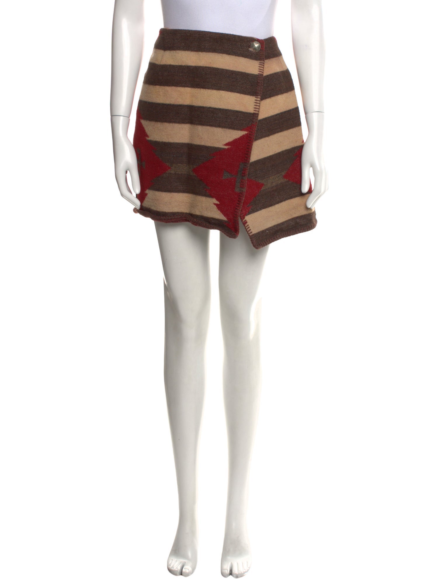 Polo Country Ralph Lauren Striped Mini Skirt