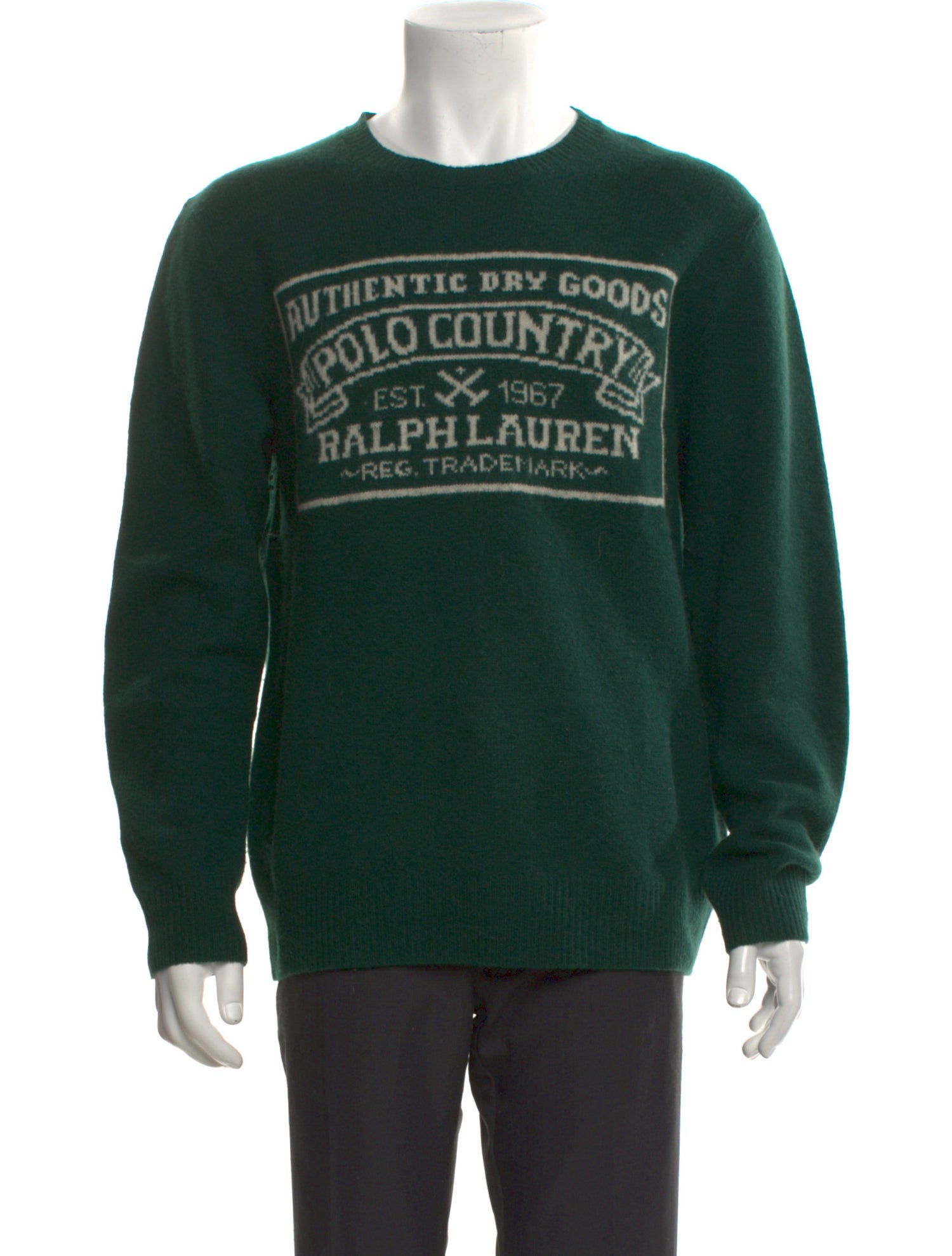 Polo Country Ralph Lauren Wool Graphic Print Pullover