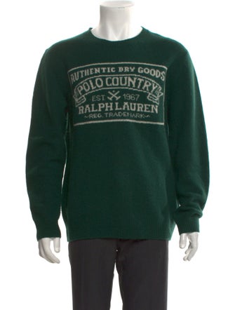 Polo Country Ralph Lauren Wool Graphic Print Pullover