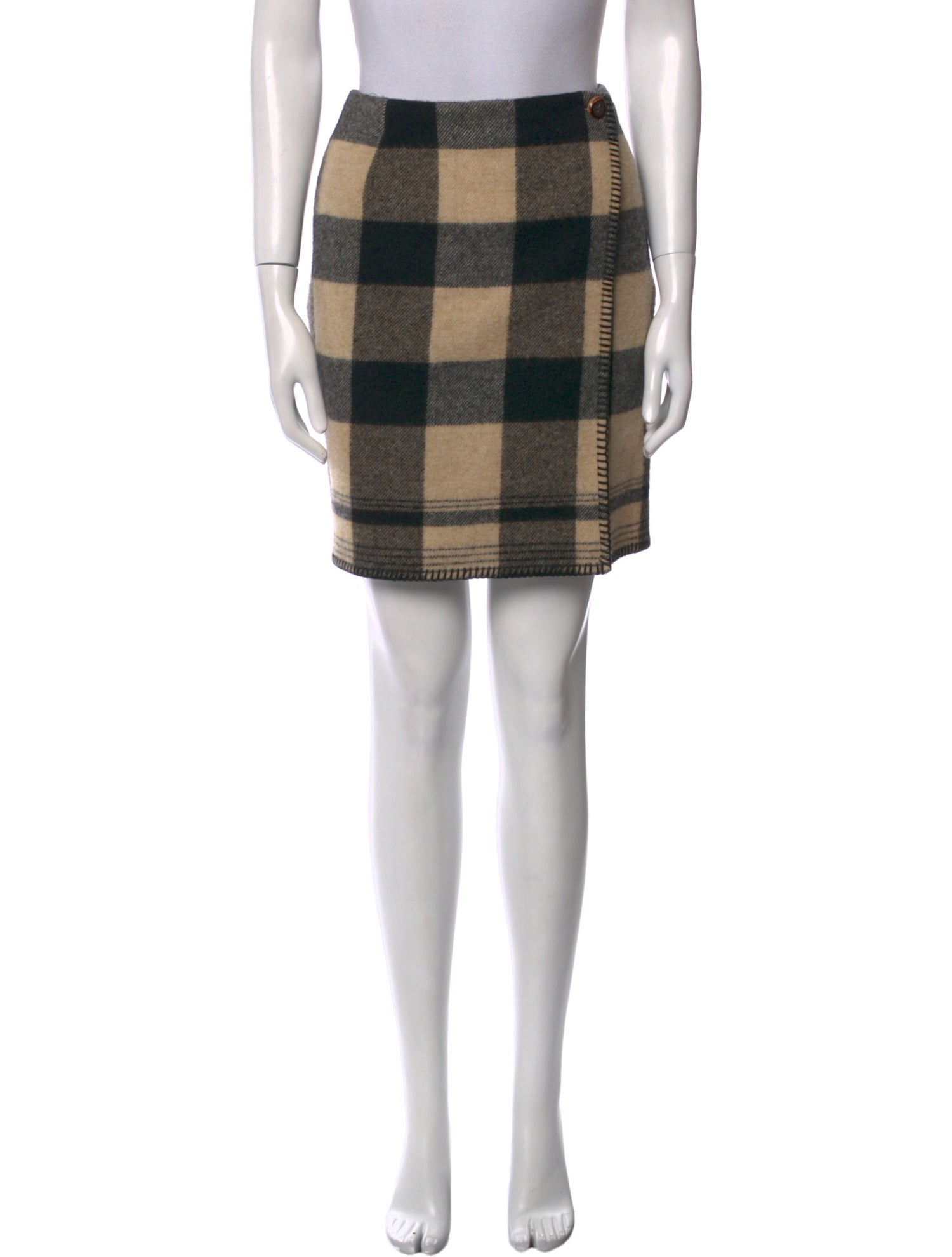 Polo Country Ralph Lauren Wool Mini Skirt