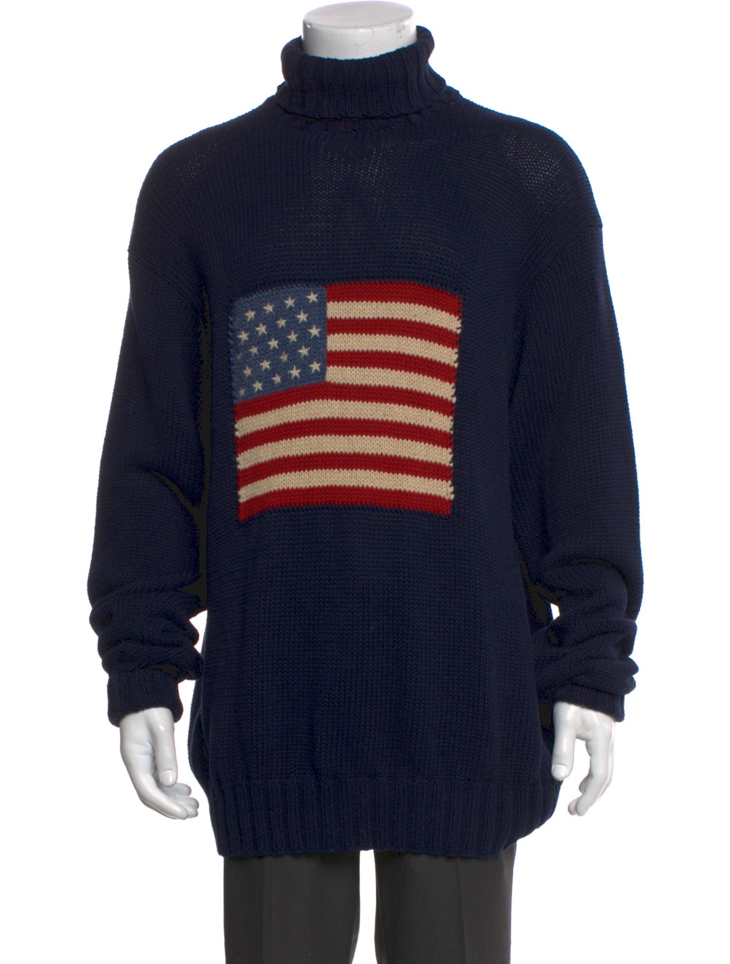 Polo Country Ralph Lauren Graphic Print Turtleneck Pullover
