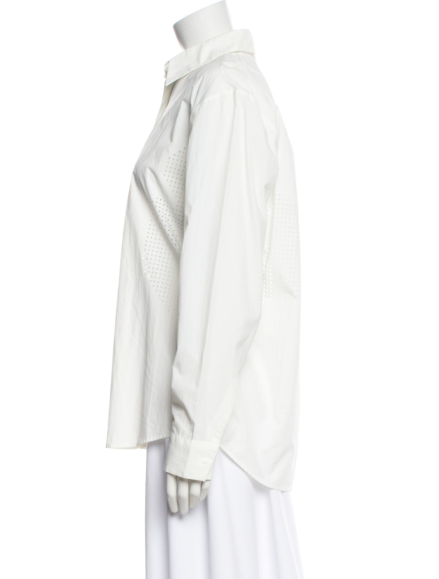 Post Archive Faction (PAF) Nylon Long Sleeve Button-Up Top
