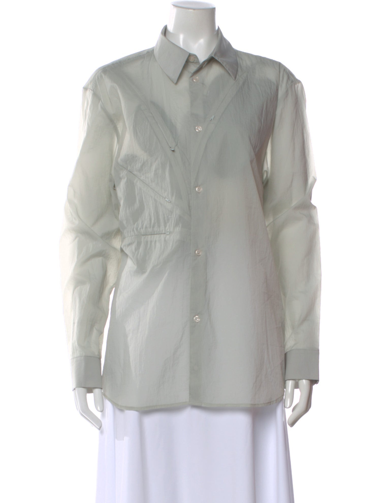 Post Archive Faction (PAF) Long Sleeve Button-Up Top