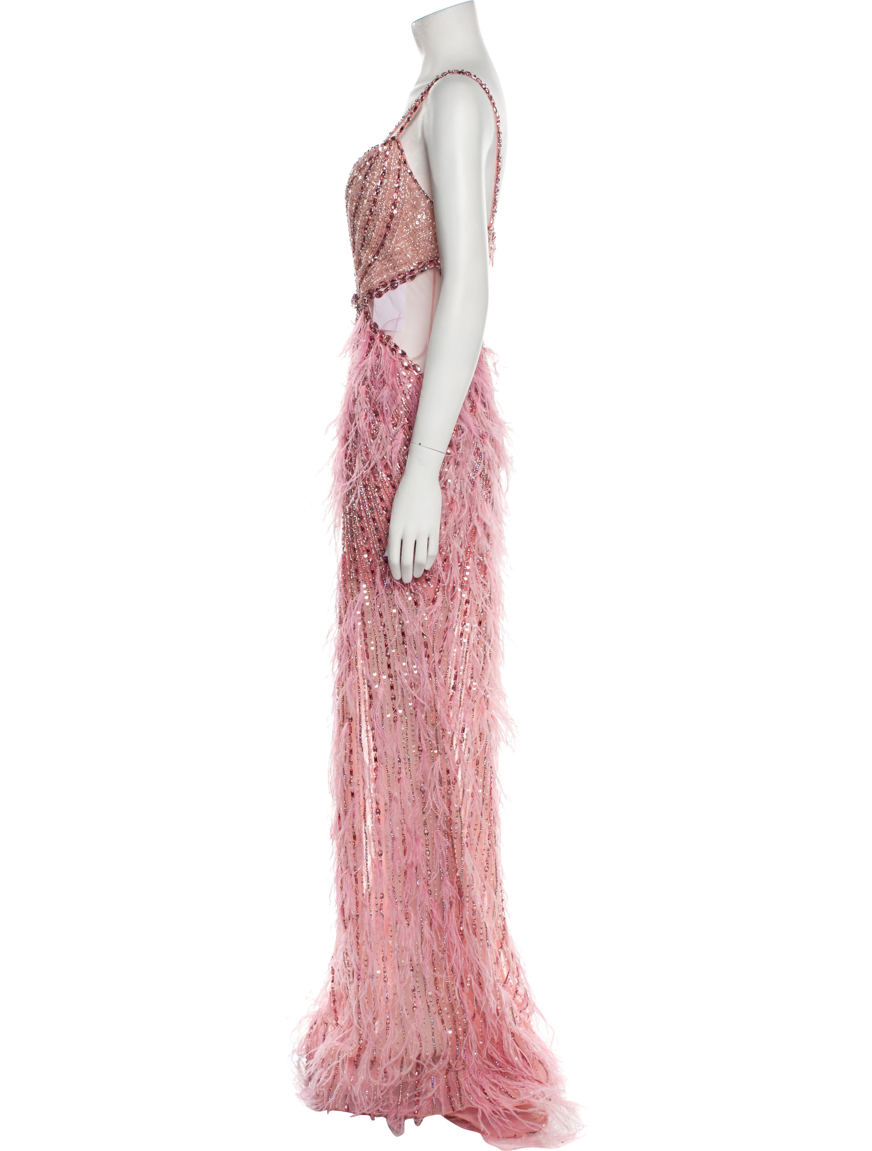 Portia and Scarlett Lace Pattern Long Dress