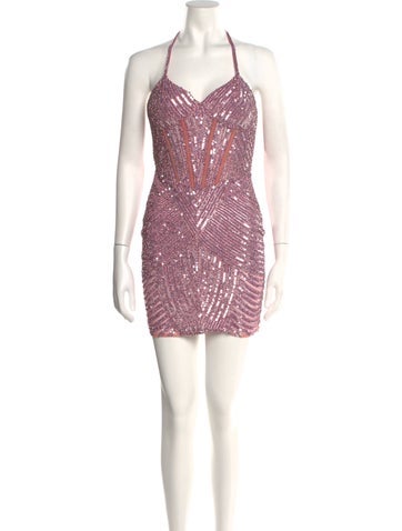 Portia and Scarlett Dresses Patterned Mini Dress US 0 | XS