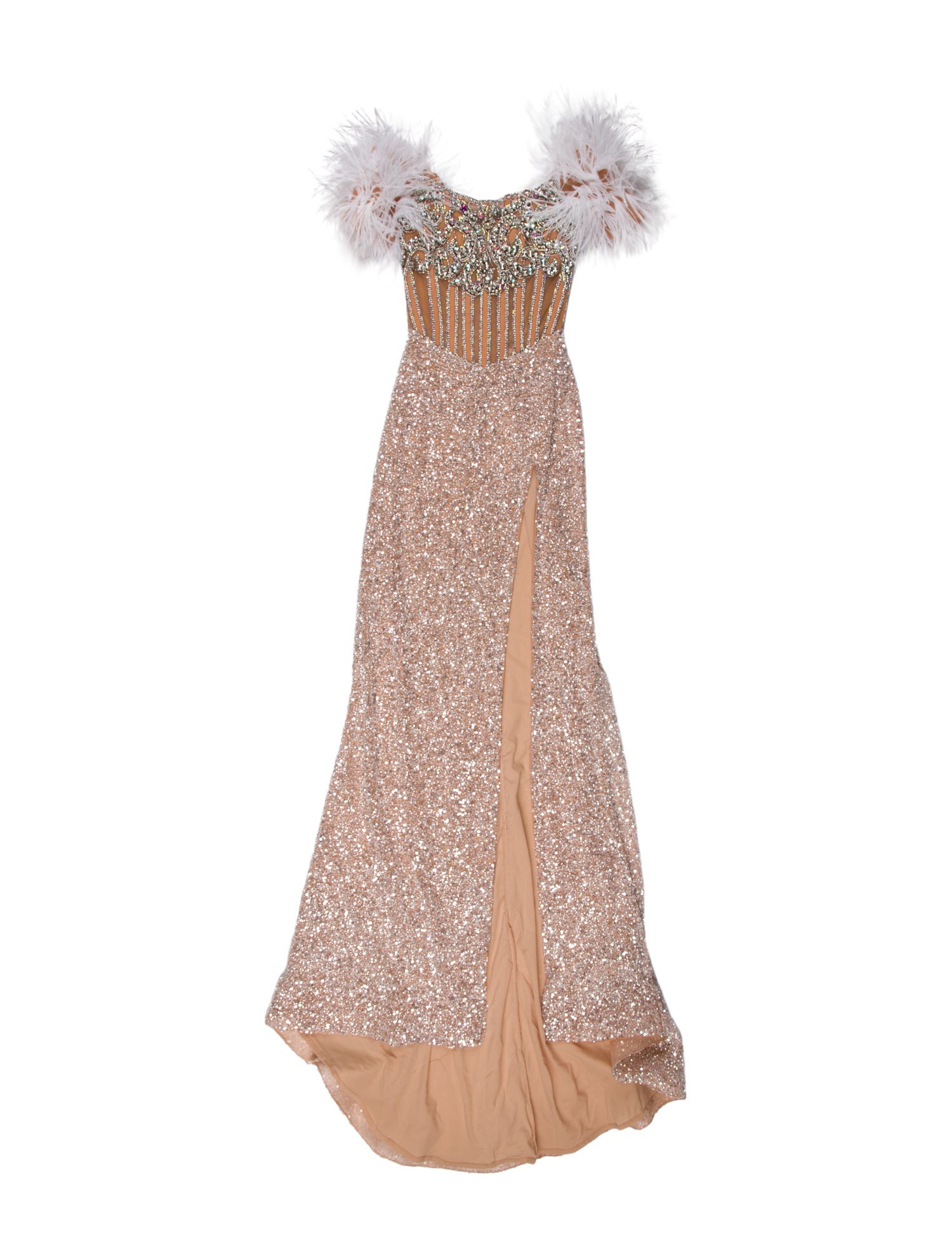 Portia and Scarlett Scoop Neck Long Dress