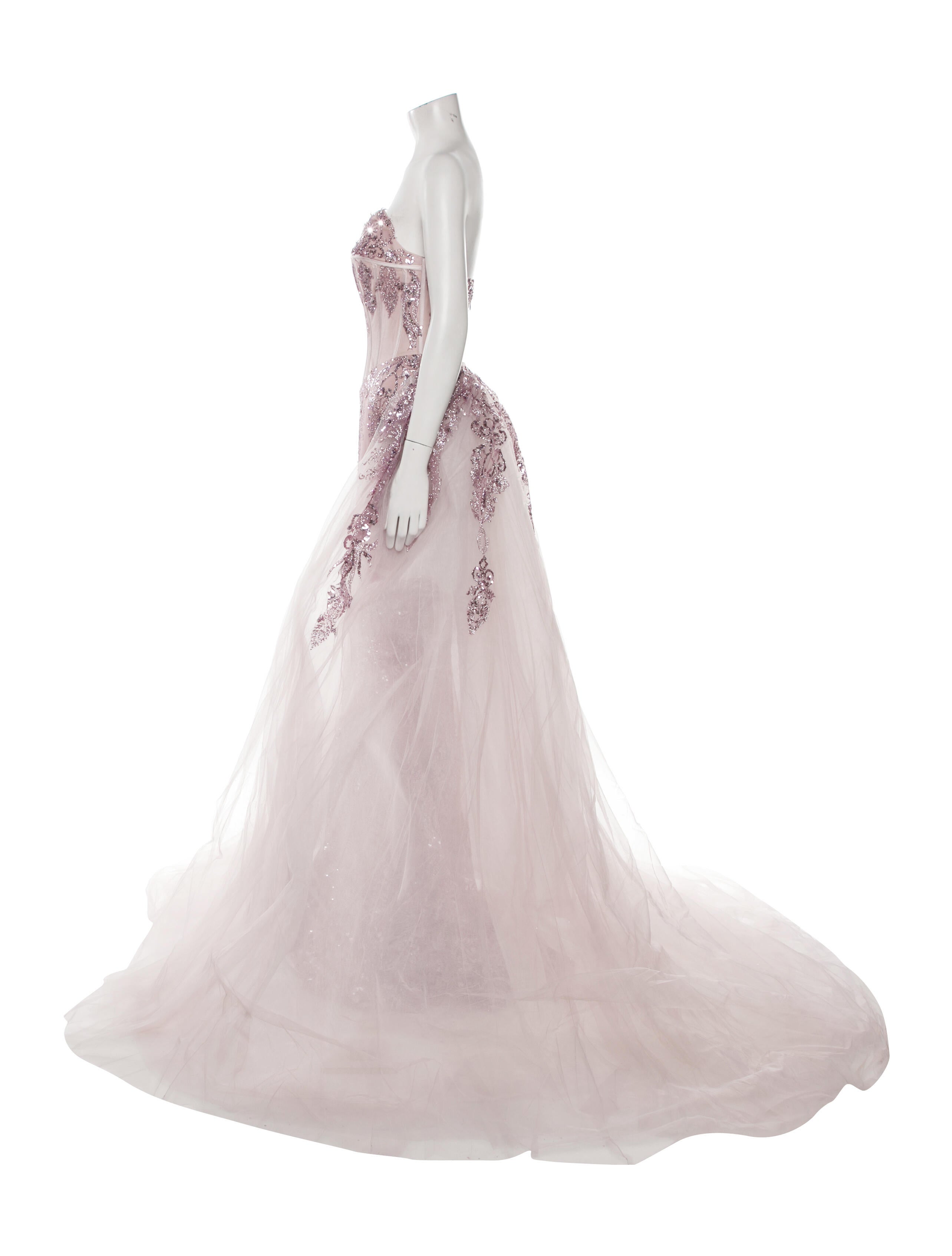 Portia and Scarlett Lace Pattern Long Dress