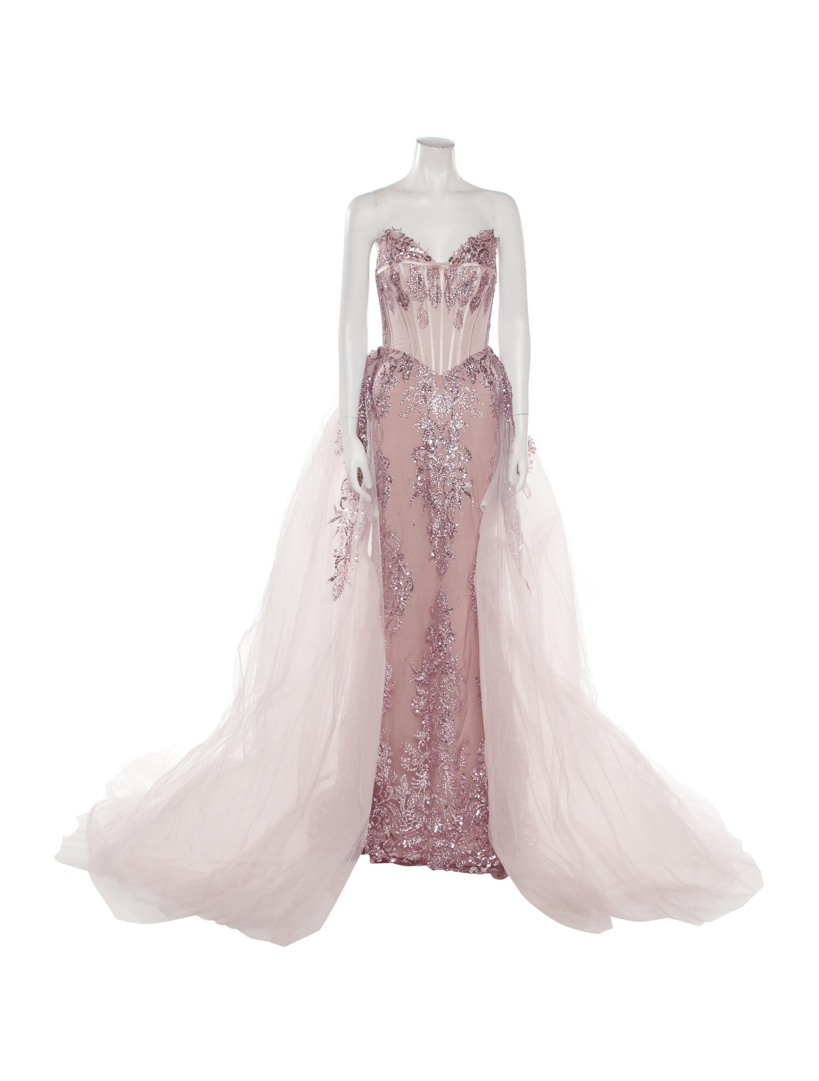 Portia and Scarlett Lace Pattern Long Dress