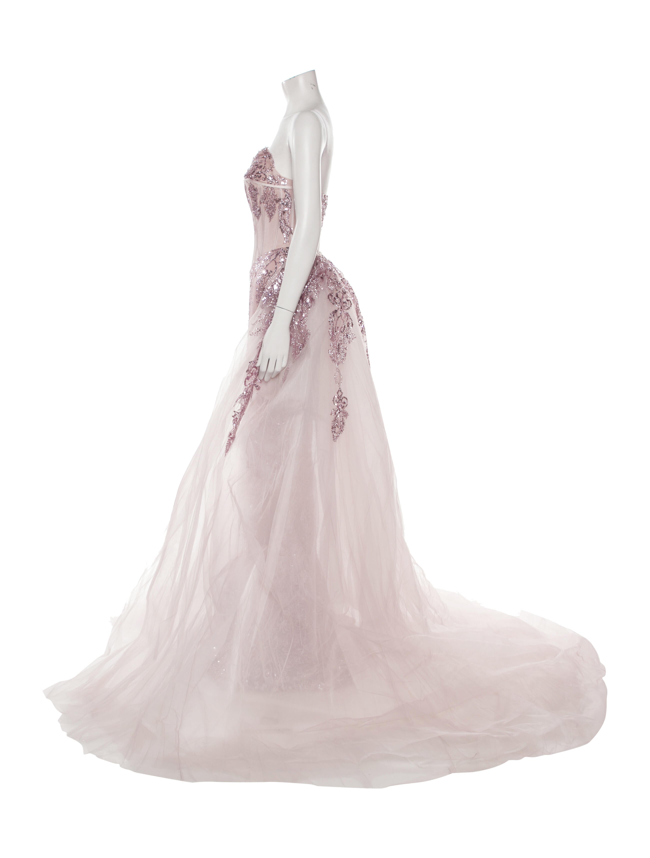 Portia and Scarlett Lace Pattern Long Dress