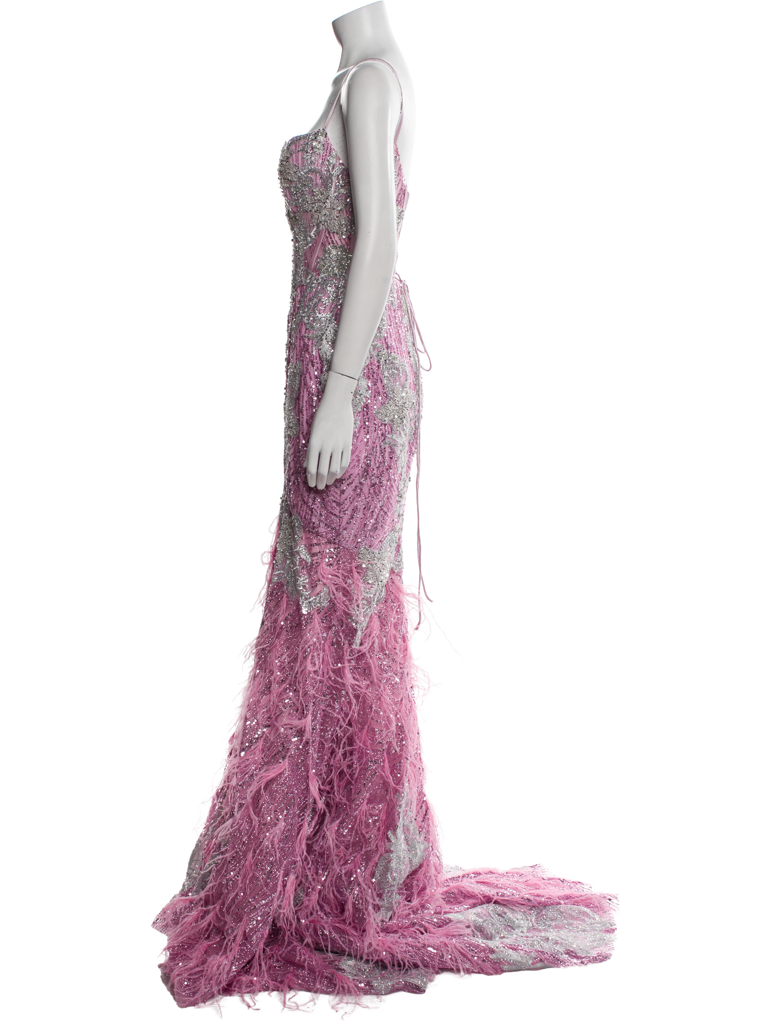 Portia and Scarlett Lace Pattern Long Dress