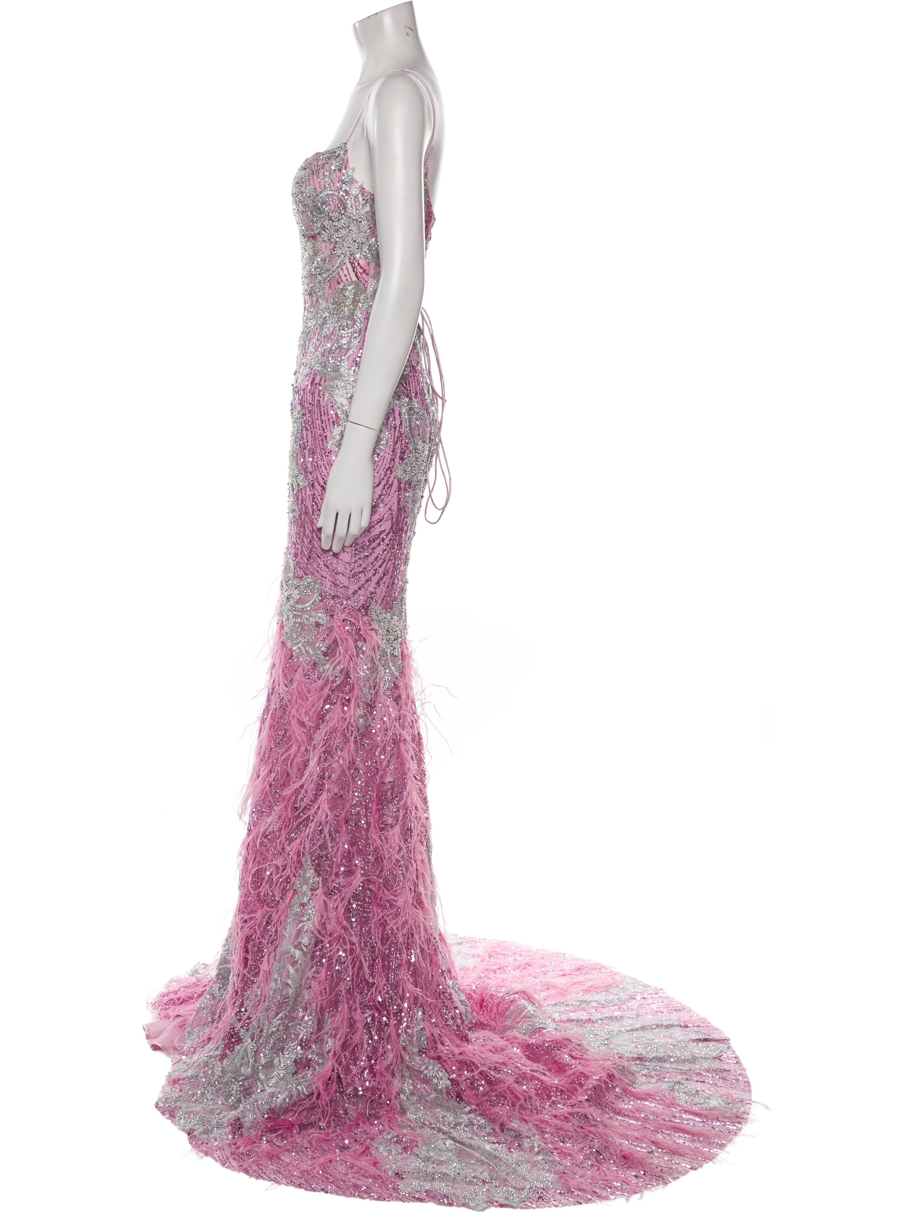 Portia and Scarlett Lace Pattern Long Dress