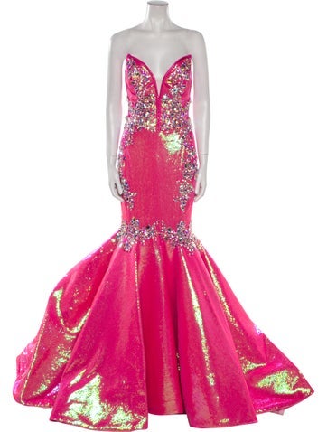 Portia and Scarlett Dresses Strapless Long Dress US 6 | M