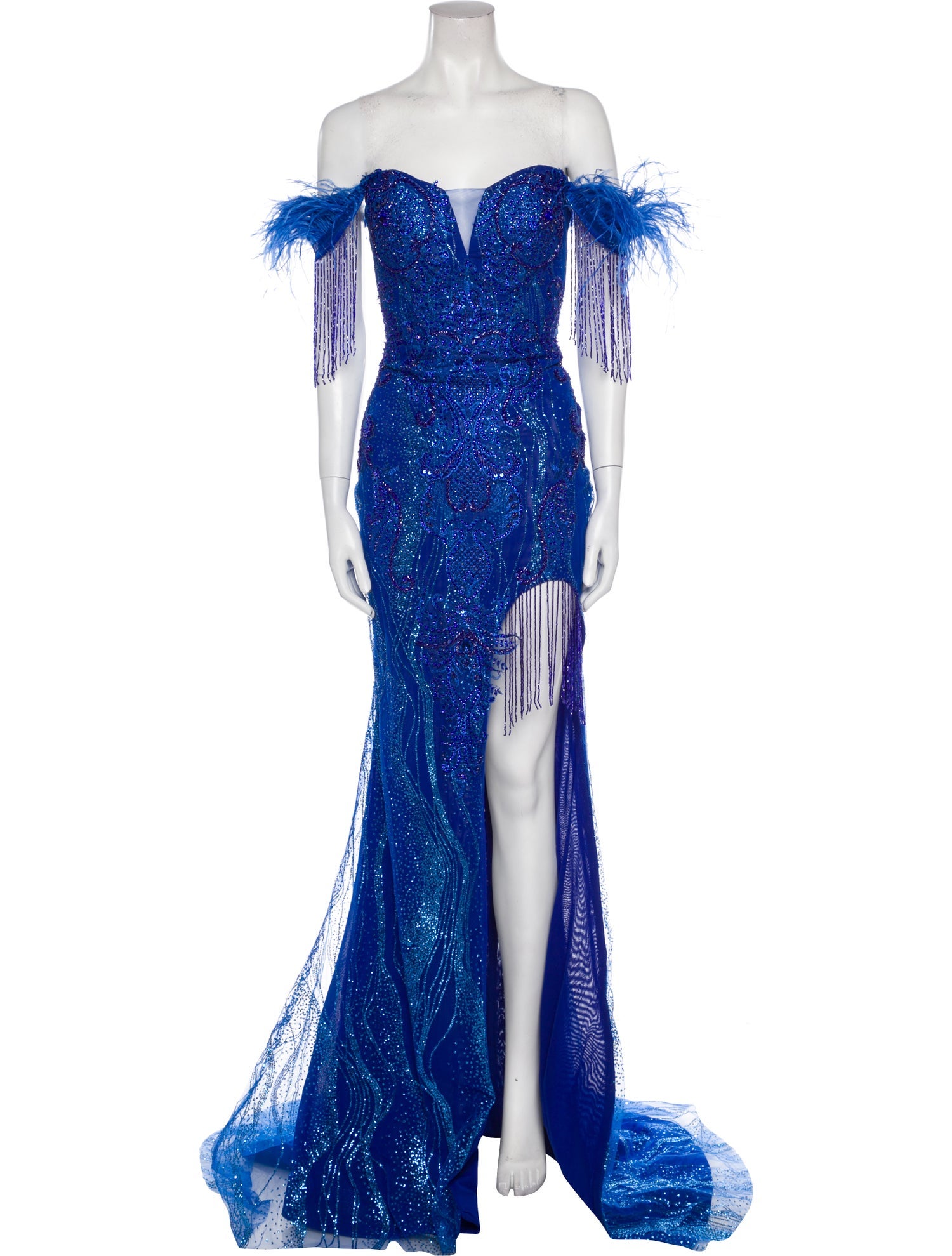 Portia and Scarlett Off-The-Shoulder Long Dress w/ Tags