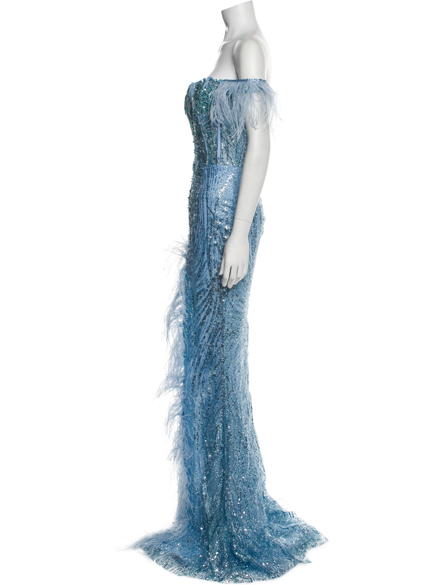 Portia and Scarlett Strapless Midi Length Dress