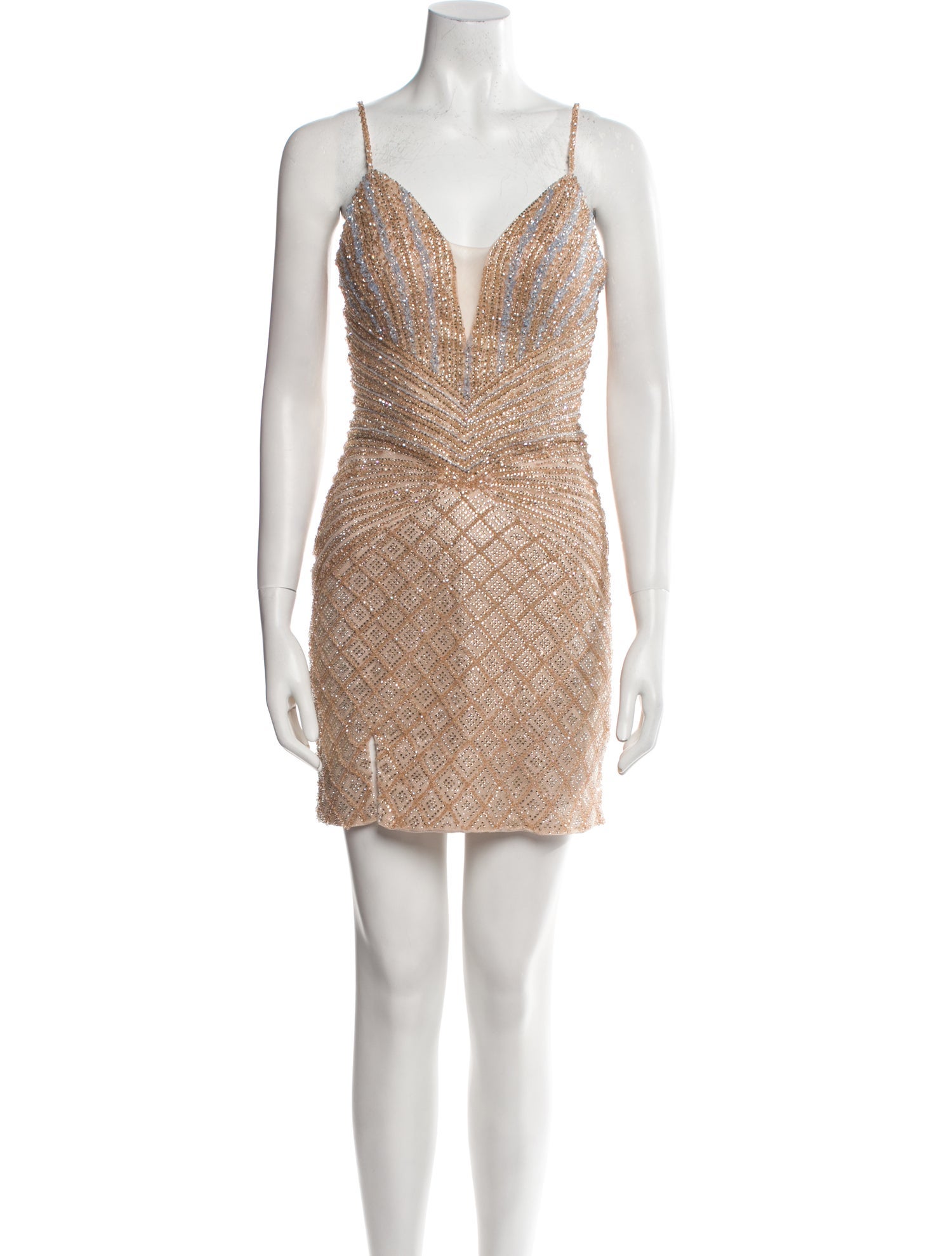 Portia and Scarlett Lace Pattern Mini Dress