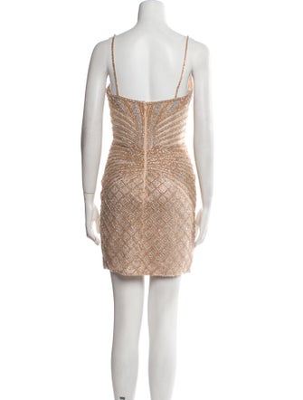 Portia and Scarlett V-Neck Mini Dress