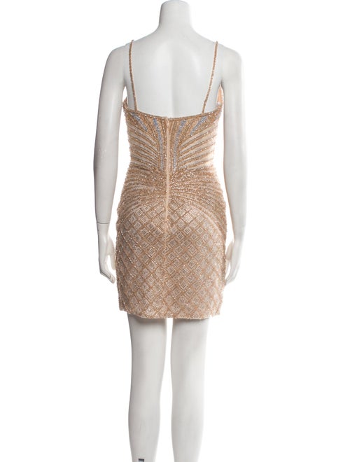 Portia and Scarlett V-Neck Mini Dress