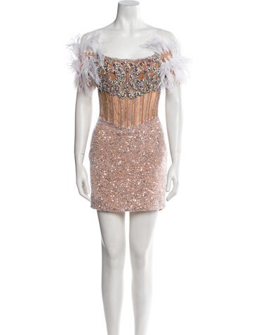 Portia and Scarlett Dresses Off-The-Shoulder Mini Dress US 2 | XS