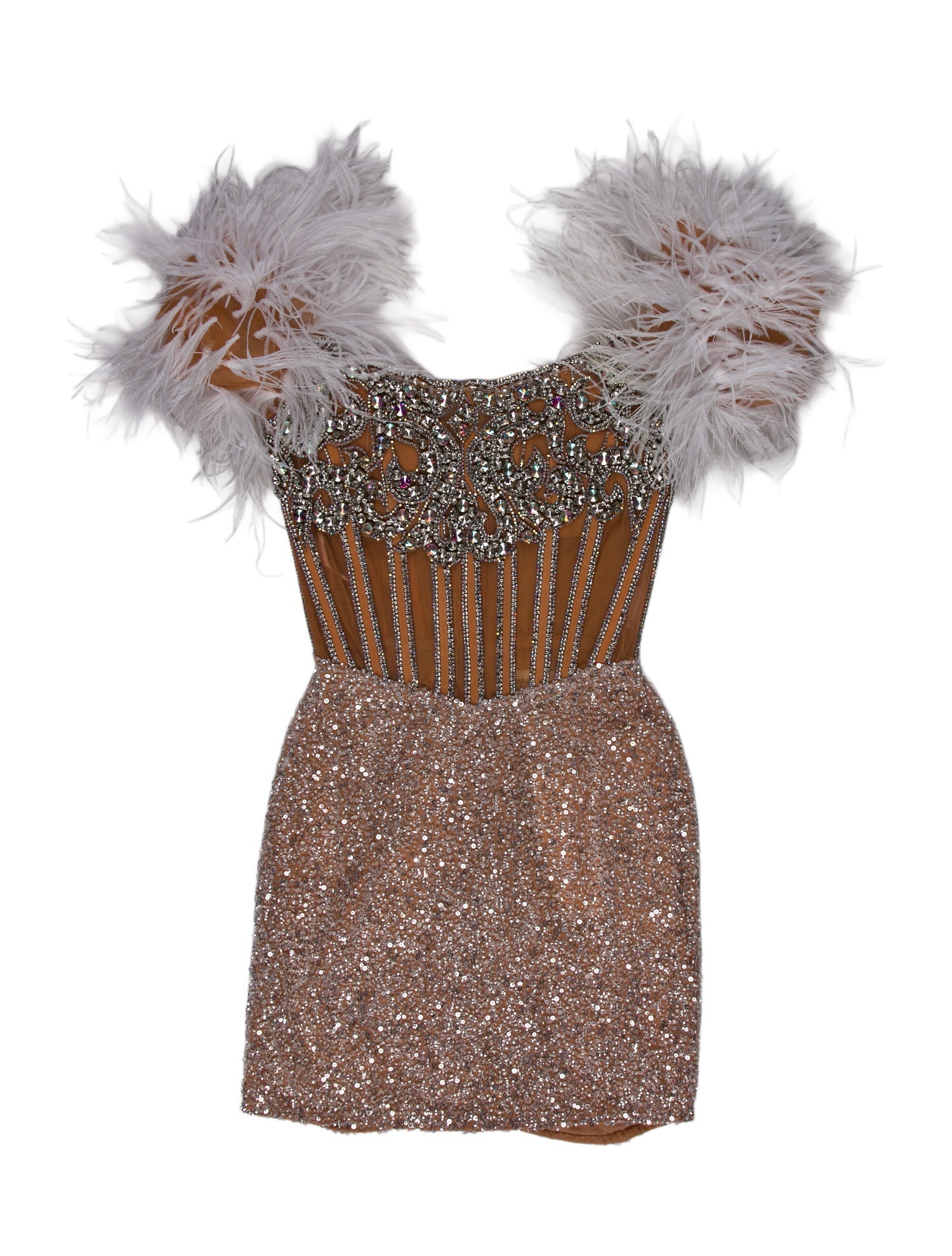 Portia and Scarlett Crew Neck Mini Dress