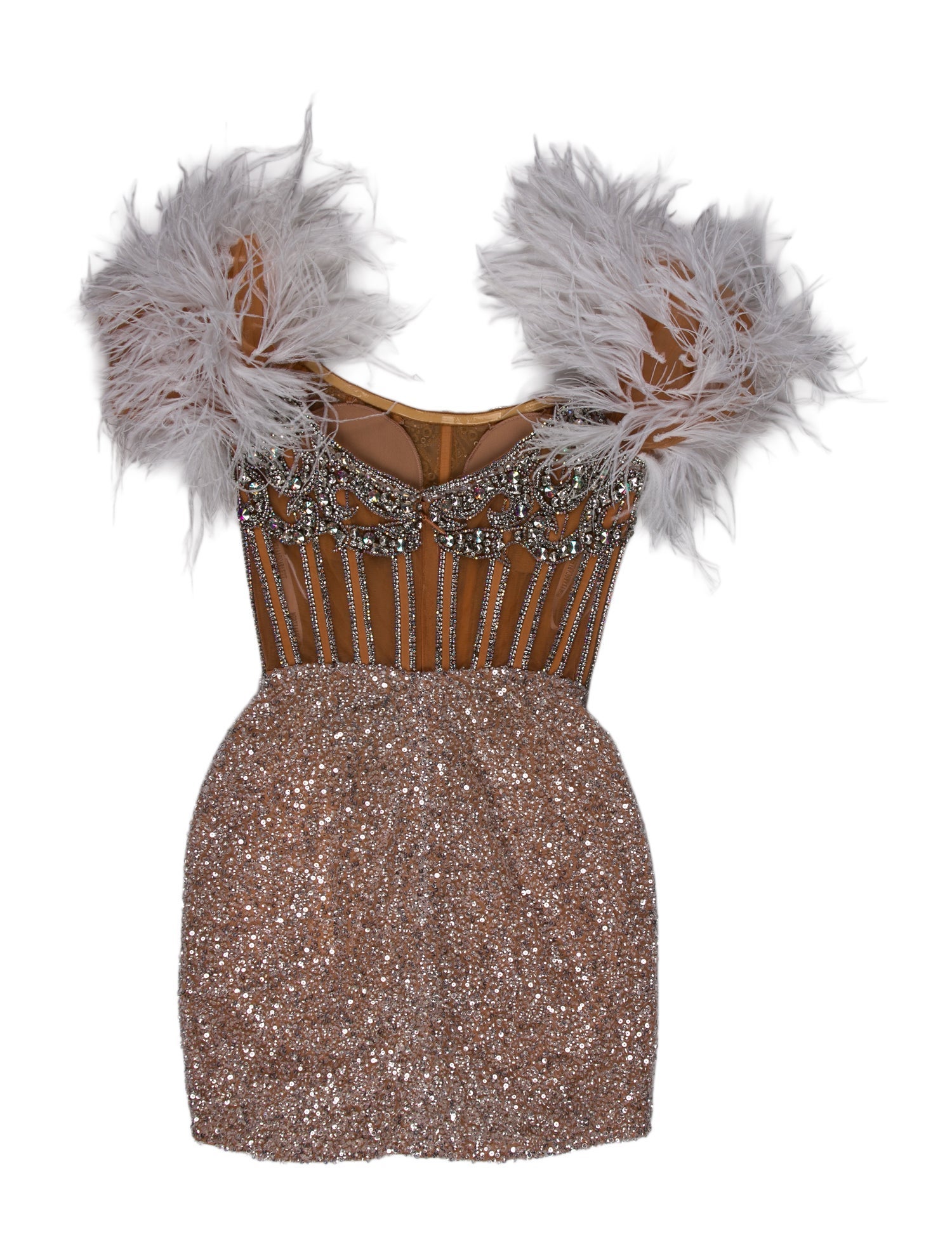 Portia and Scarlett Crew Neck Mini Dress