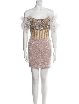 Portia and Scarlett Off-The-Shoulder Mini Dress