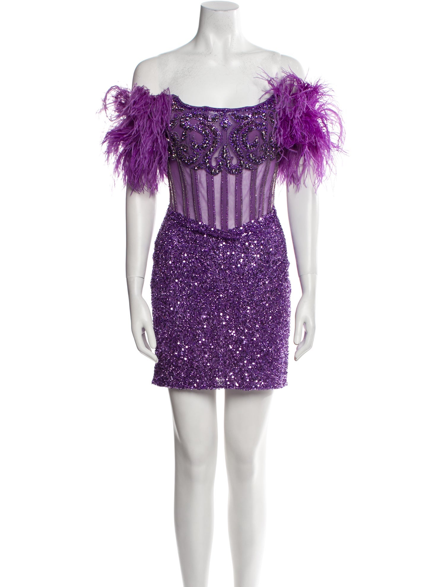 Portia and Scarlett Off-The-Shoulder Mini Dress