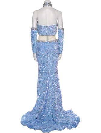 Portia and Scarlett Lace Pattern Long Dress