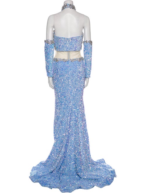 Portia and Scarlett Lace Pattern Long Dress