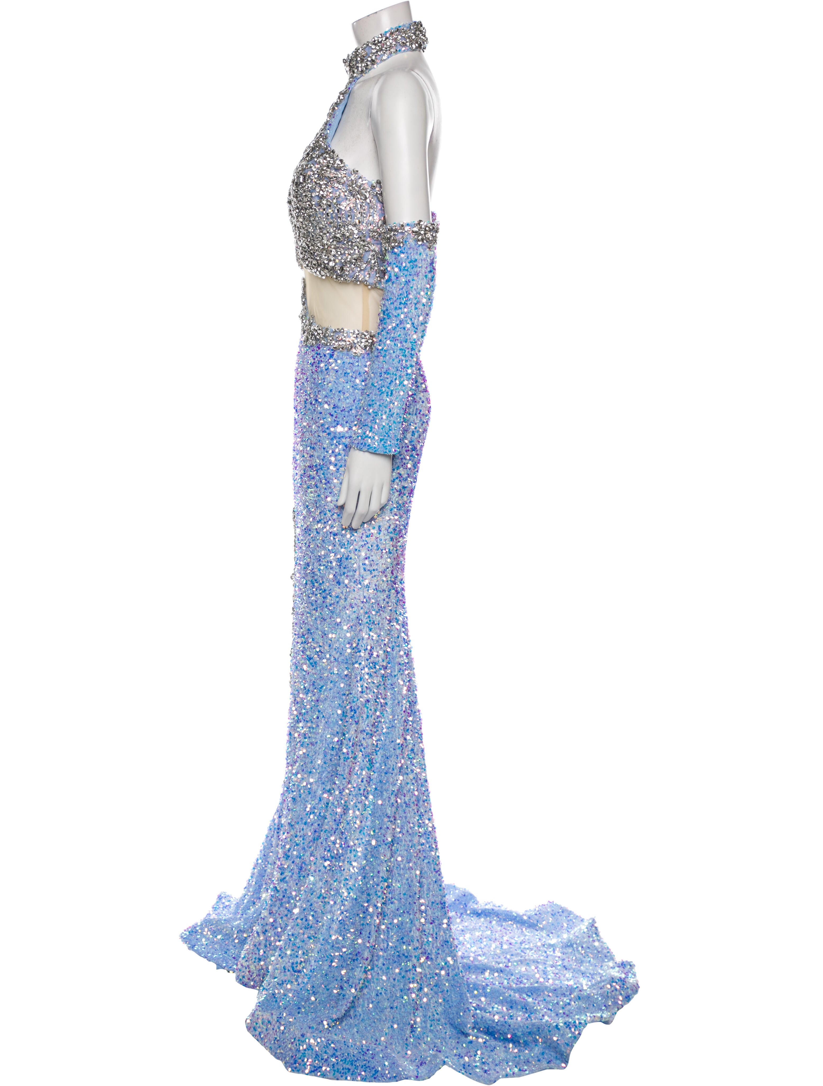 Portia and Scarlett Halterneck Long Dress