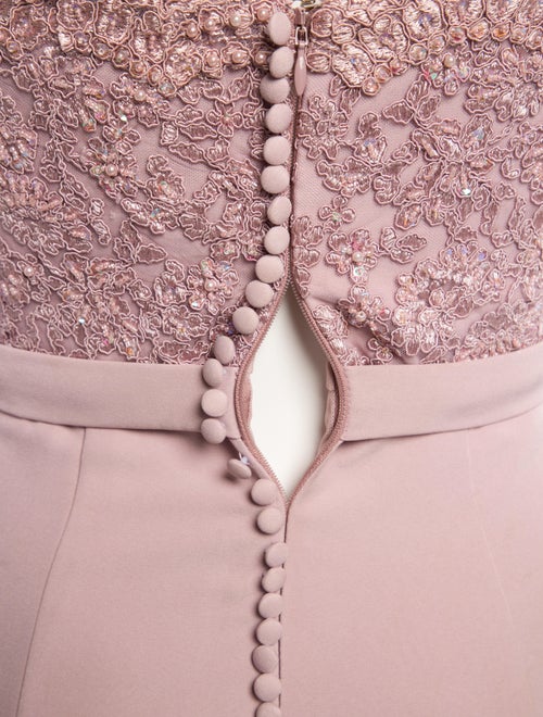 Portia and Scarlett Square Neckline Long Dress