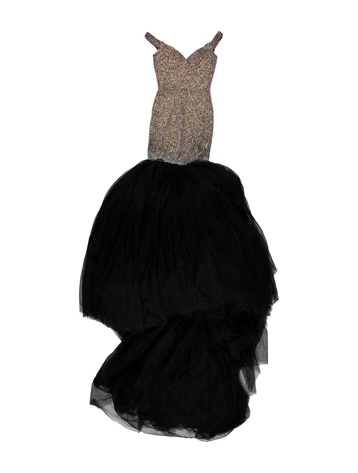 Portia and Scarlett Colorblock Pattern Long Dress w/ Tags