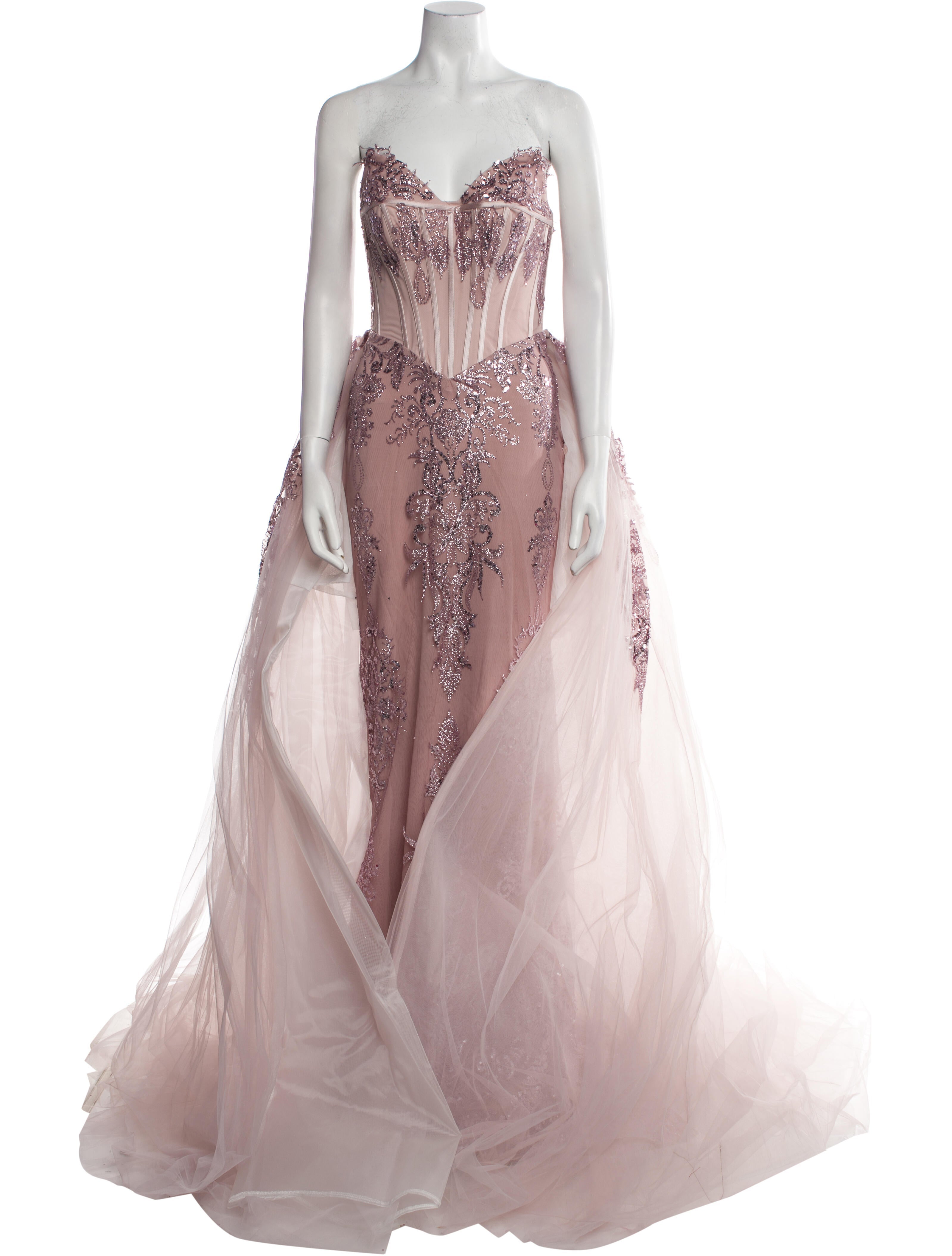 Portia and Scarlett Lace Pattern Long Dress