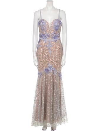 Portia and Scarlett V-Neck Long Dress