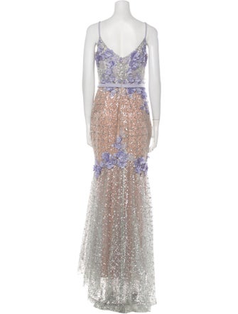 Portia and Scarlett V-Neck Long Dress