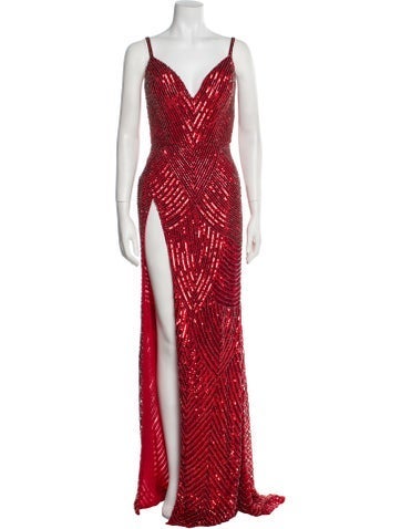 Portia and Scarlett Dresses V-Neck Long Dress US 2 | XS