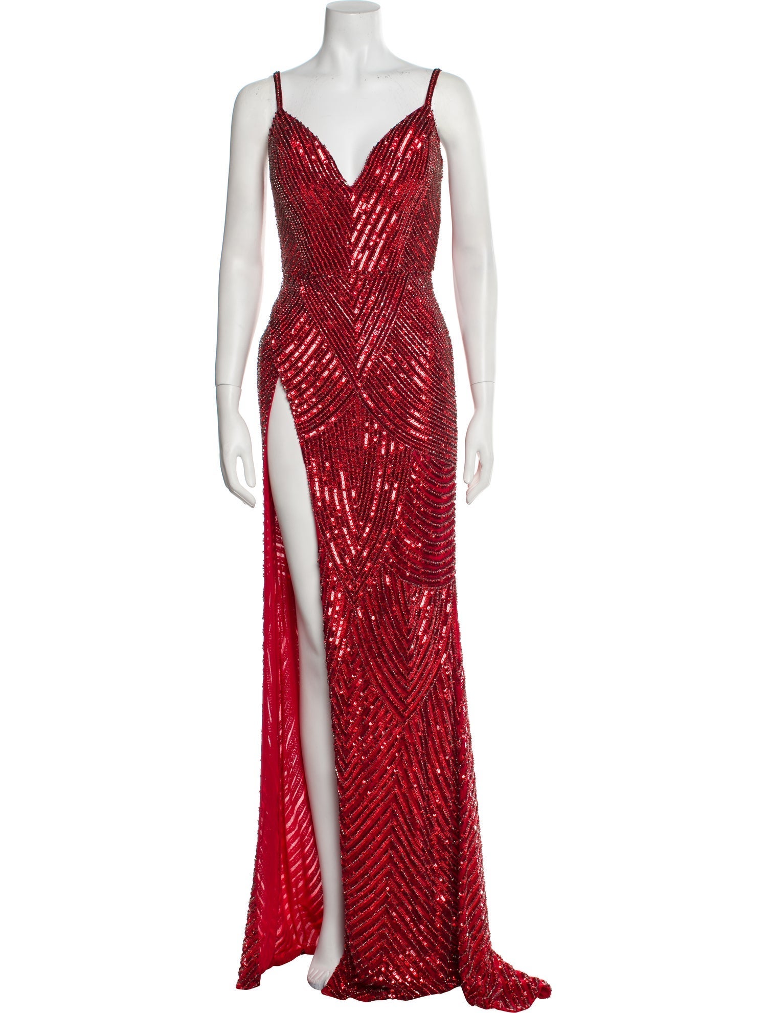 Portia and Scarlett V-Neck Long Dress