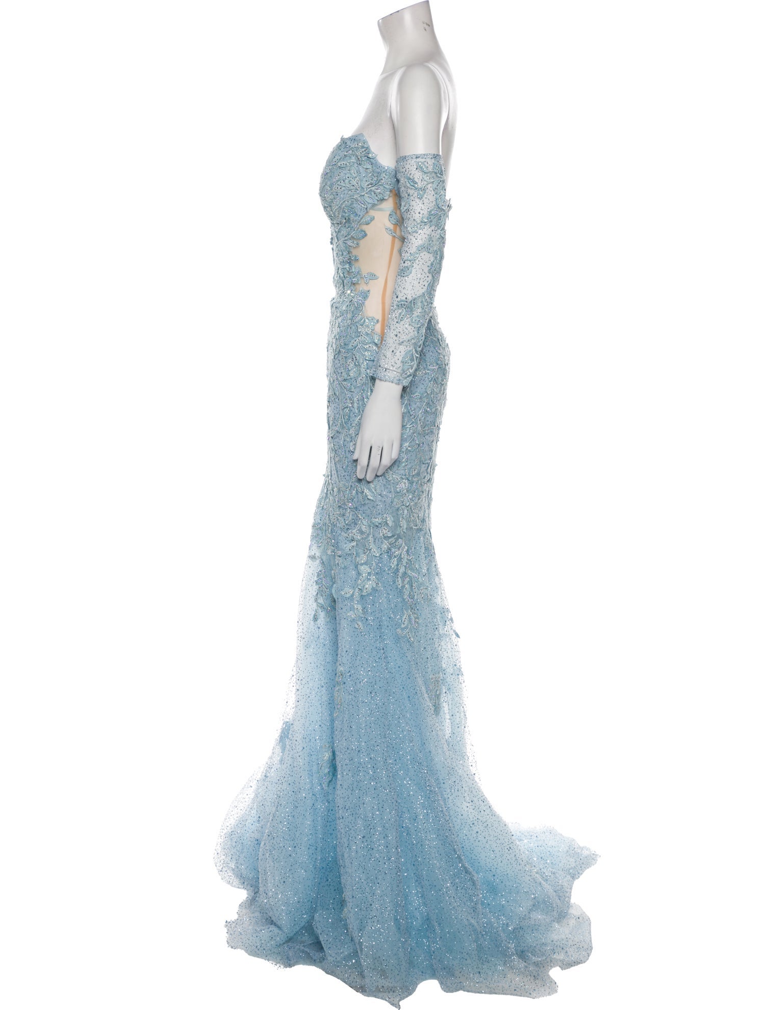 Portia and Scarlett Lace Pattern Long Dress