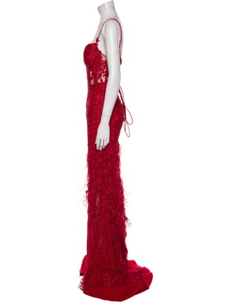 Portia and Scarlett Lace Pattern Long Dress