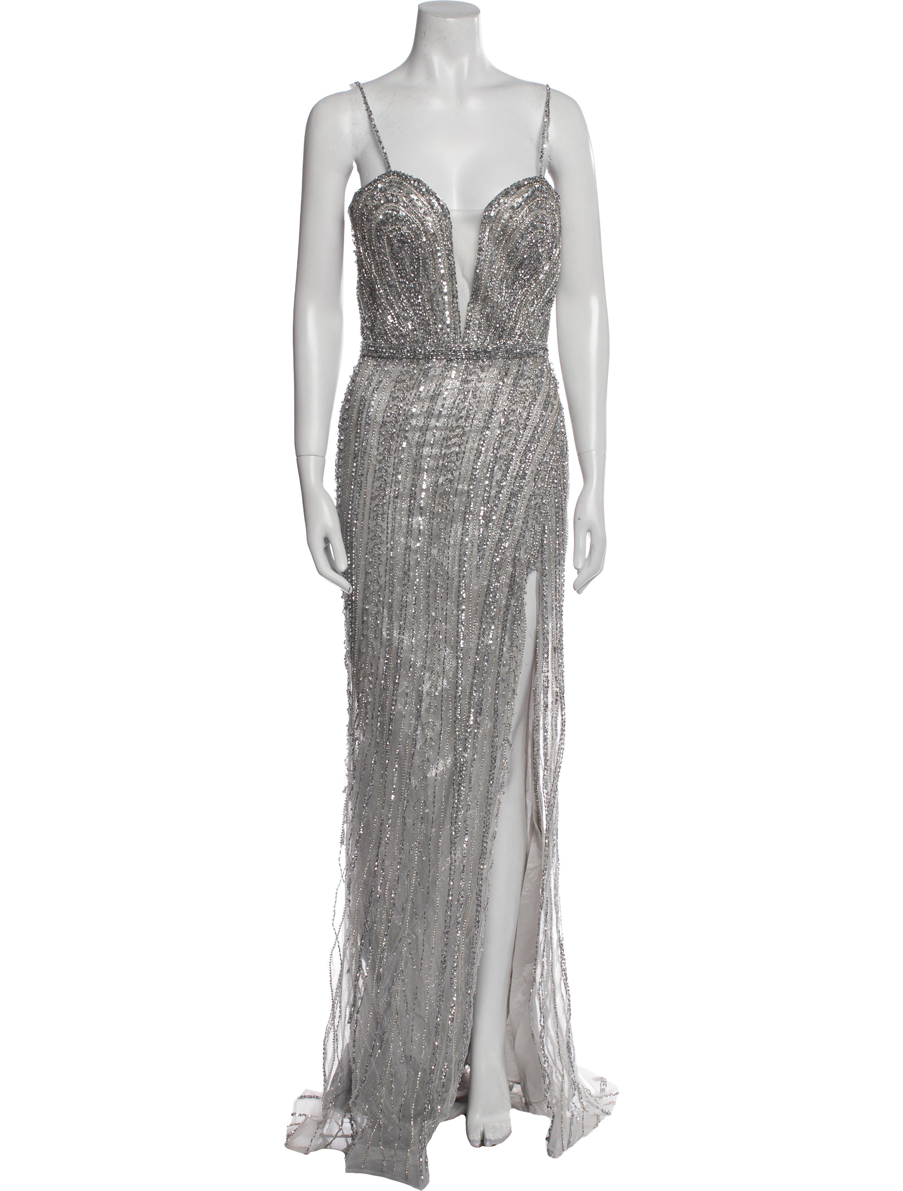 Portia and Scarlett V-Neck Long Dress