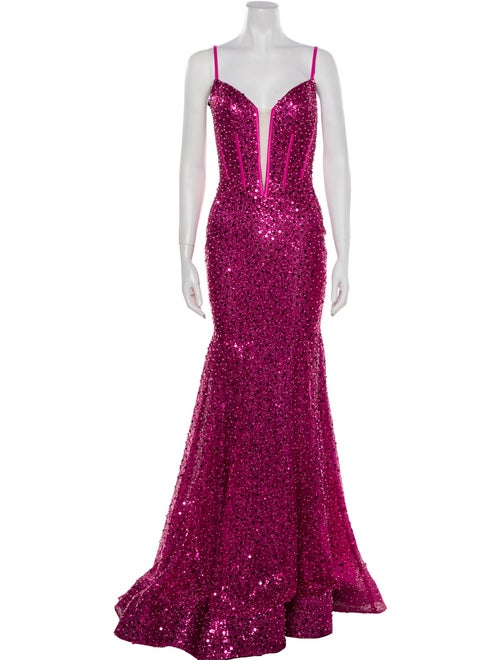 Portia and Scarlett Printed Long Dress