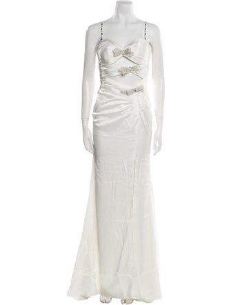 Portia and Scarlett V-Neck Long Dress