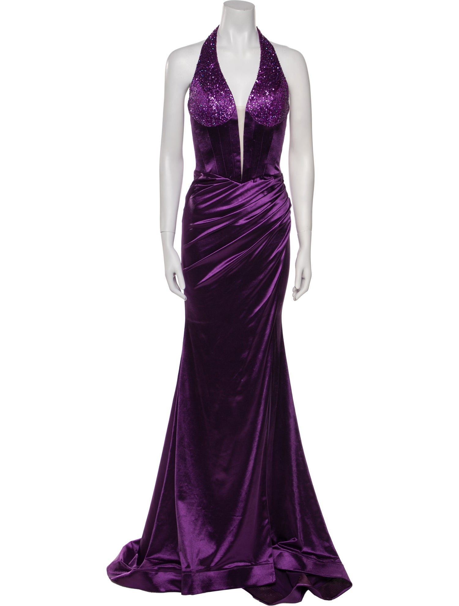 Portia and Scarlett Halterneck Long Dress