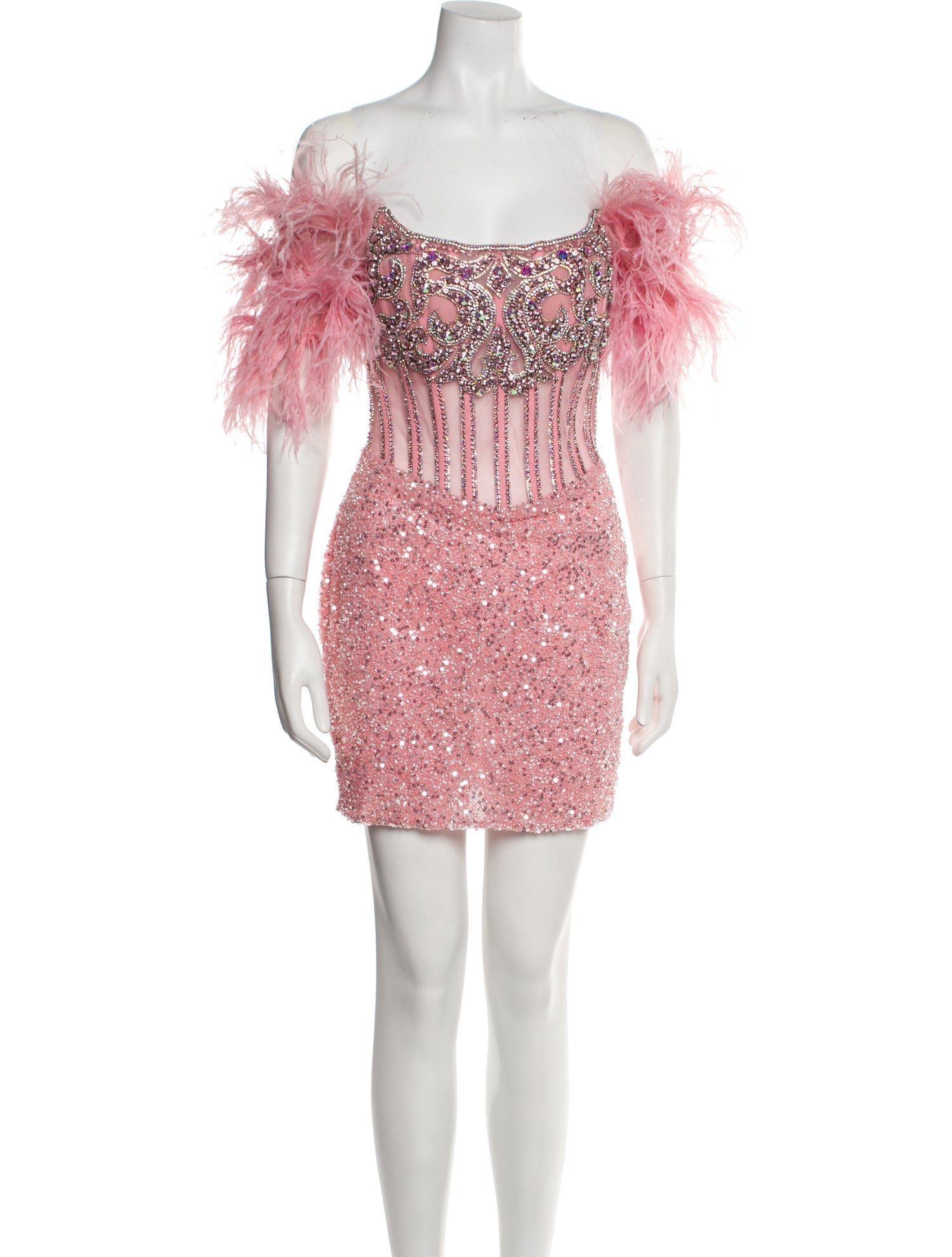 Portia and Scarlett Off-The-Shoulder Mini Dress w/ Tags