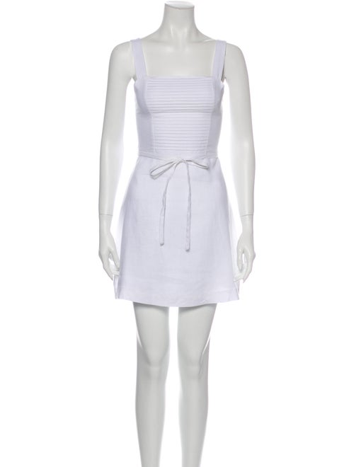 Posse Linen Mini Dress w/ Tags White