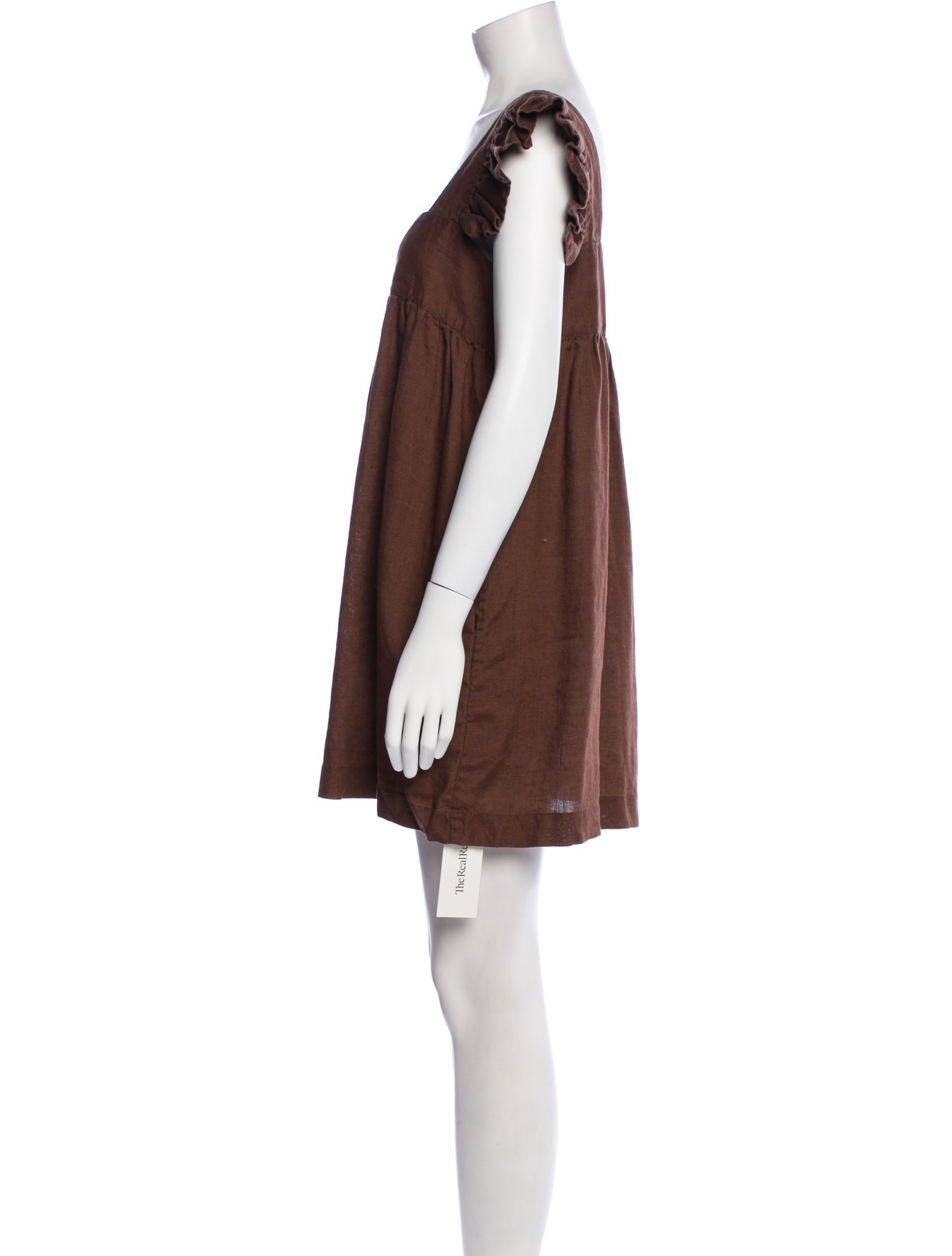 Posse Linen Mini Dress - Brown Dresses, Clothing - WPOSS22905 | The RealReal Posse Linen Mini Dress - Brown Dresses, Clothing - WPOSS22905 | The RealReal