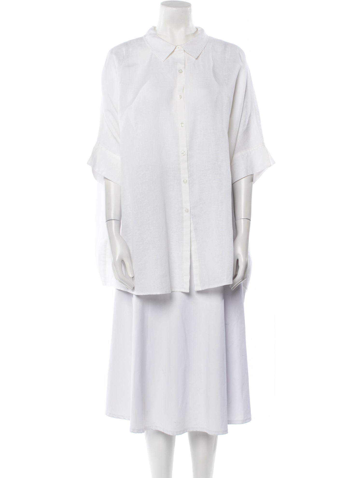 Posse Linen Three-Quarter Sleeve Tunic w/ Tags