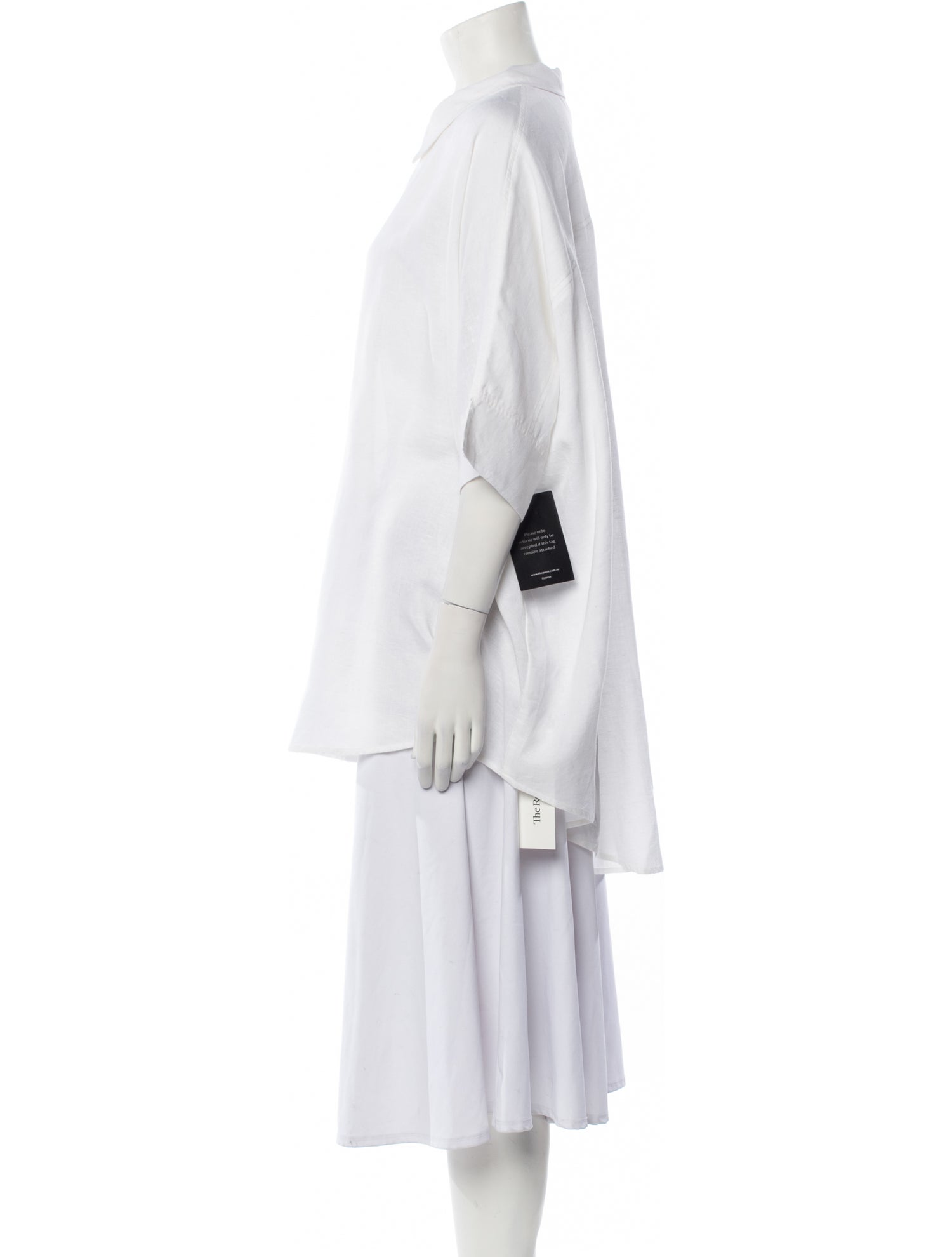 Posse Linen Three-Quarter Sleeve Tunic w/ Tags