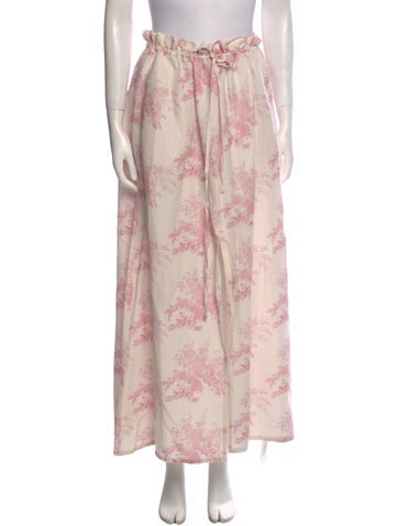 Posse Skirts Floral Print Long Skirt S