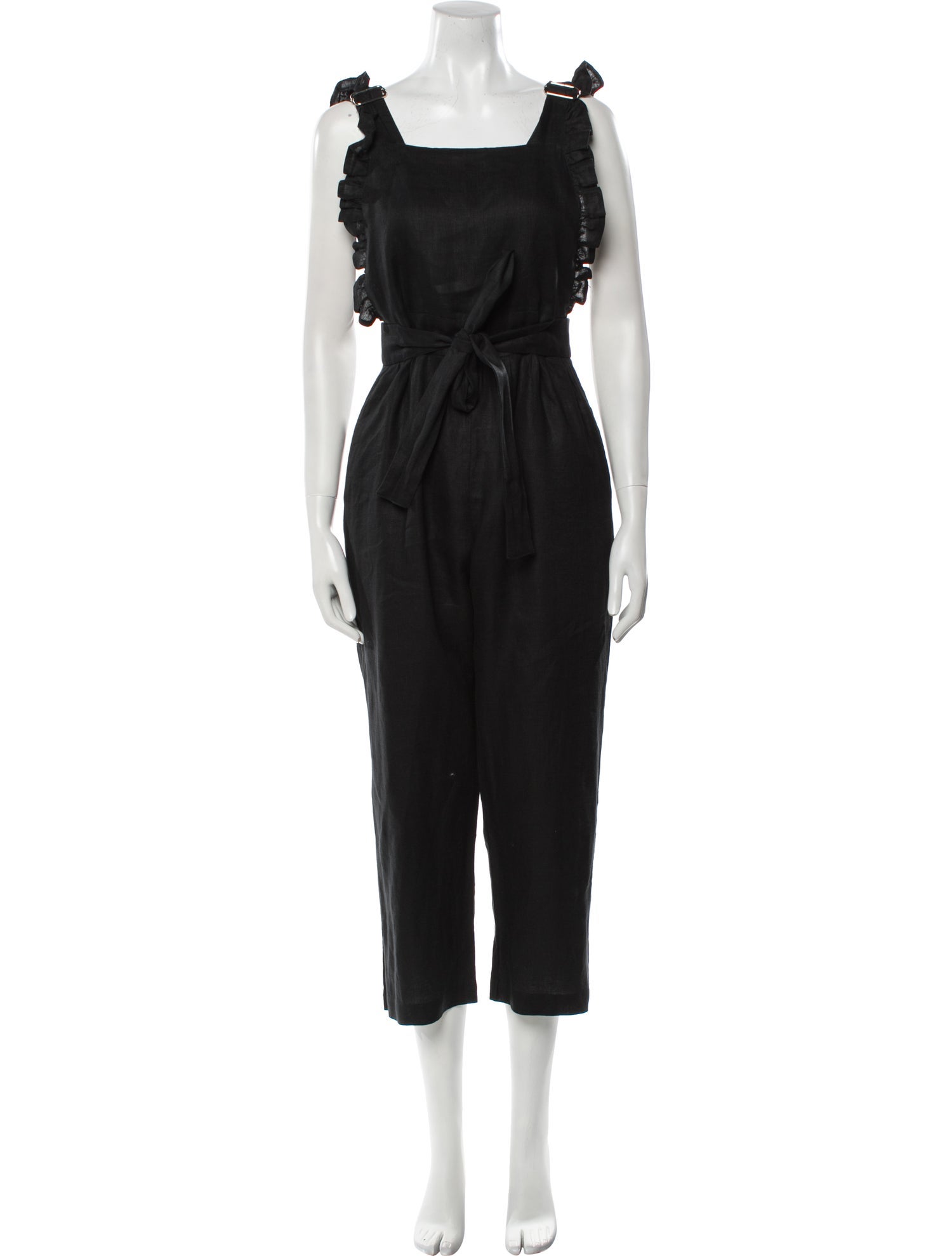 Posse Linen Square Neckline Jumpsuit