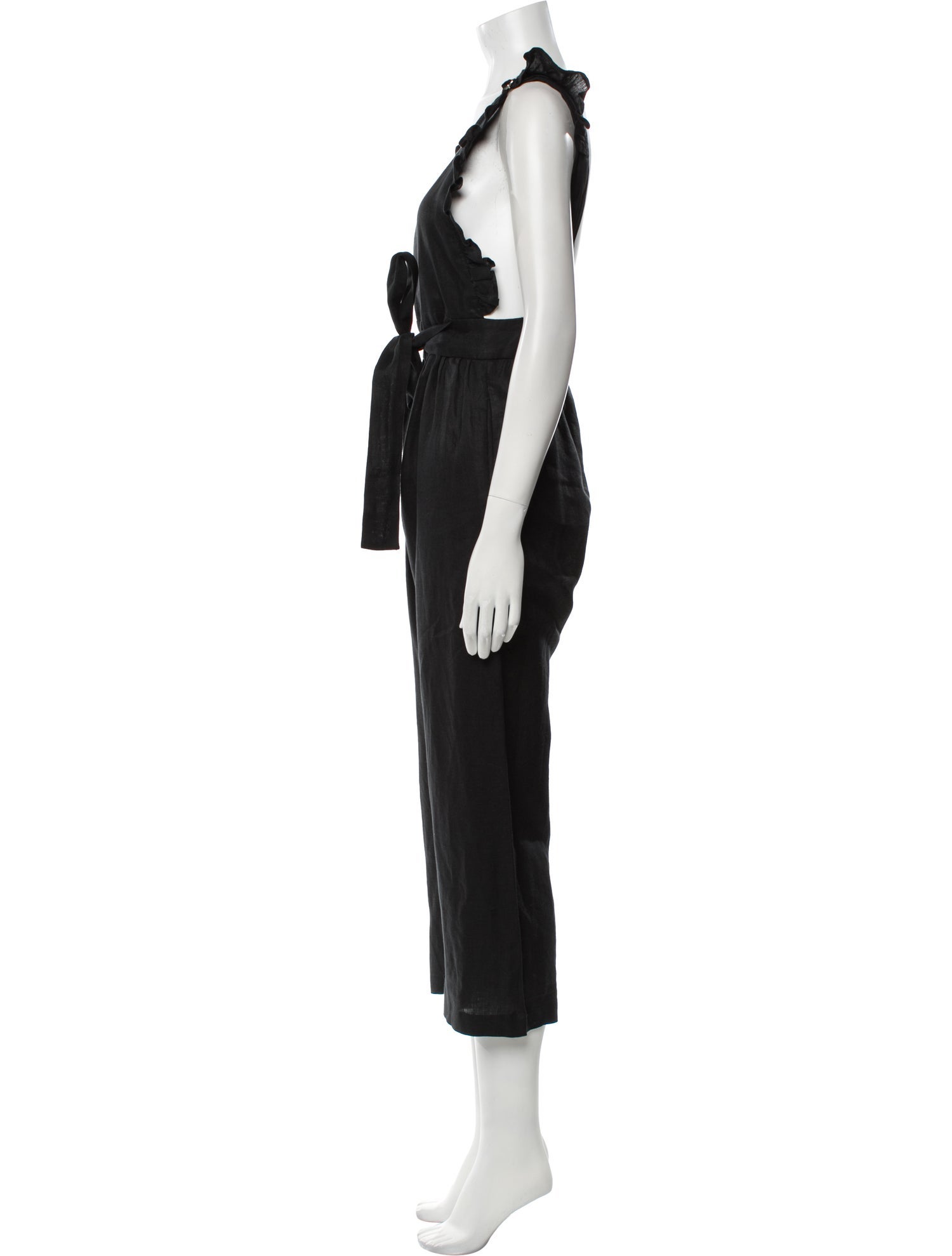 Posse Linen Square Neckline Jumpsuit